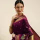 Wine__Royal Rajgharana Sarees
